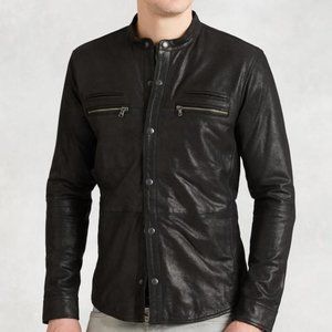 John Varvatos Star USA Goat Leather Shirt Jacket Men’s M